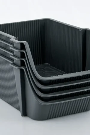 Lot de 4 bacs de rangement 'Fly Tower' Dernier Modèle